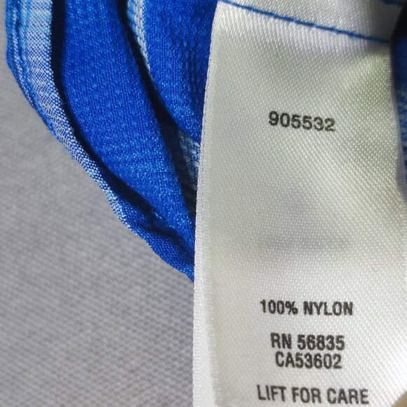 Cabela's Outfitter series button down shirt men's size 2XL light & dark blue - Picture 6 of 9